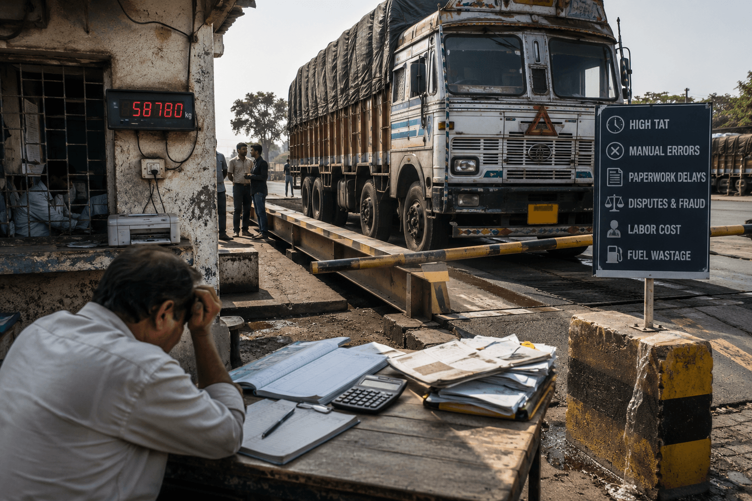 The Real Cost of Manual Weighbridge Operations in India: A 2026 Cost Model