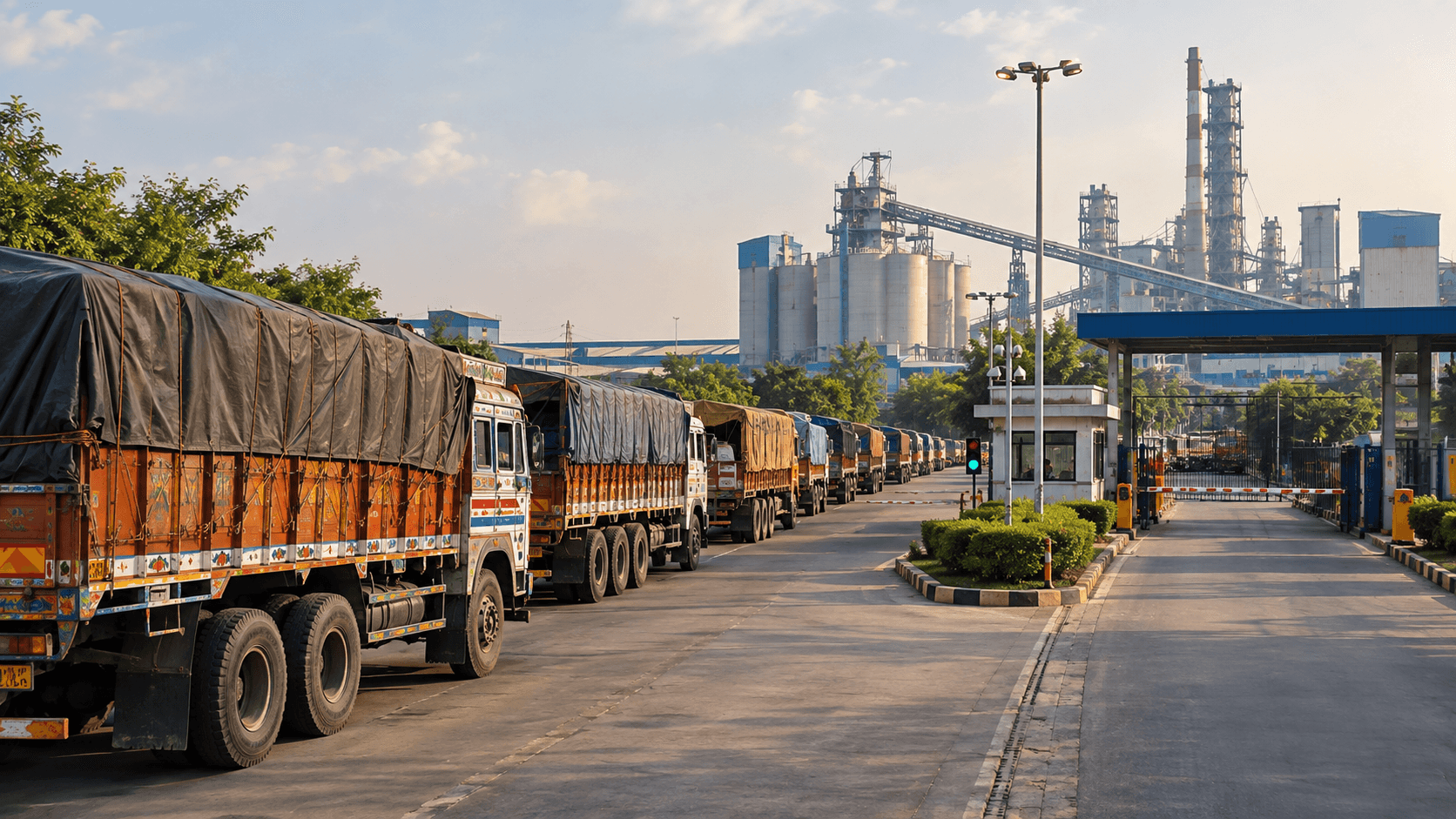 Truck queue